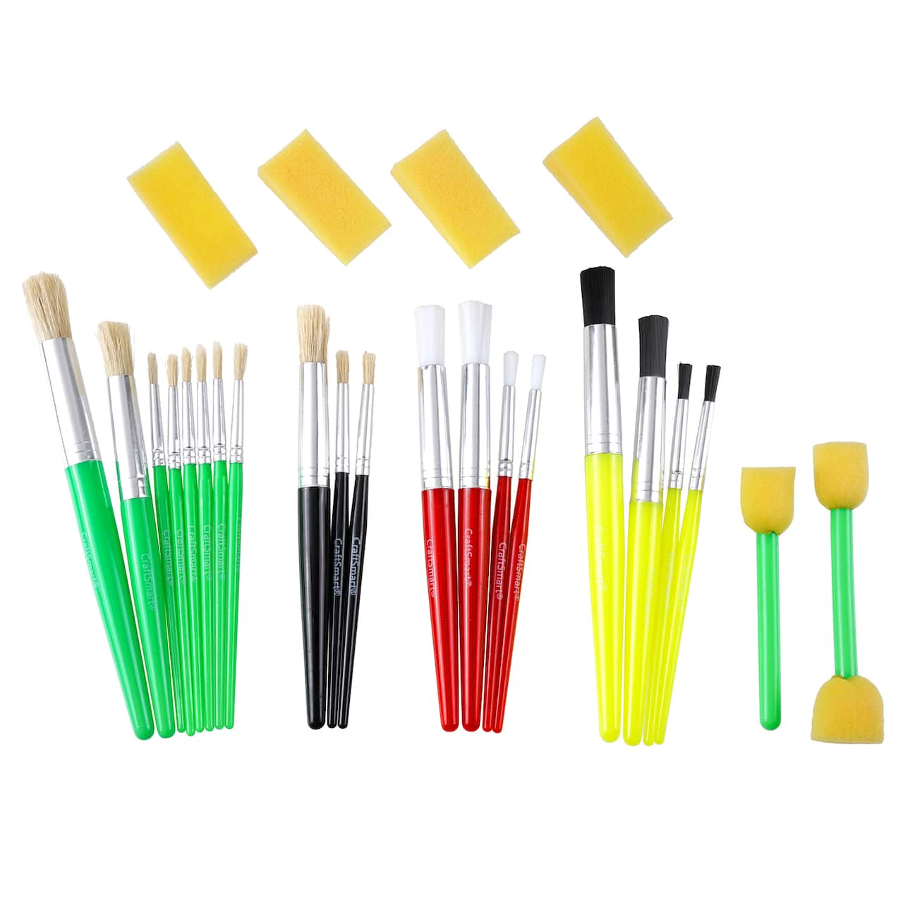 12 Pack: Stencil Brush Value Pack by Craft Smart®